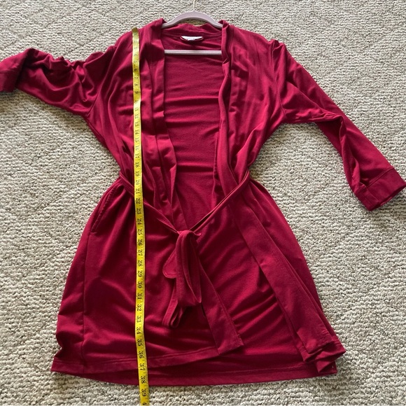 Charter Club Intimates Red Robe Large - Picture 5 of 9